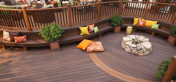 Gray TREX Decking in North Hollywood, CA