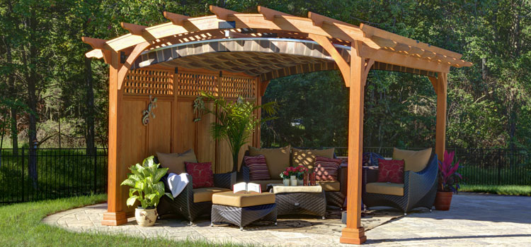 Modern Wood Pergola Installation in North Hollywood, CA